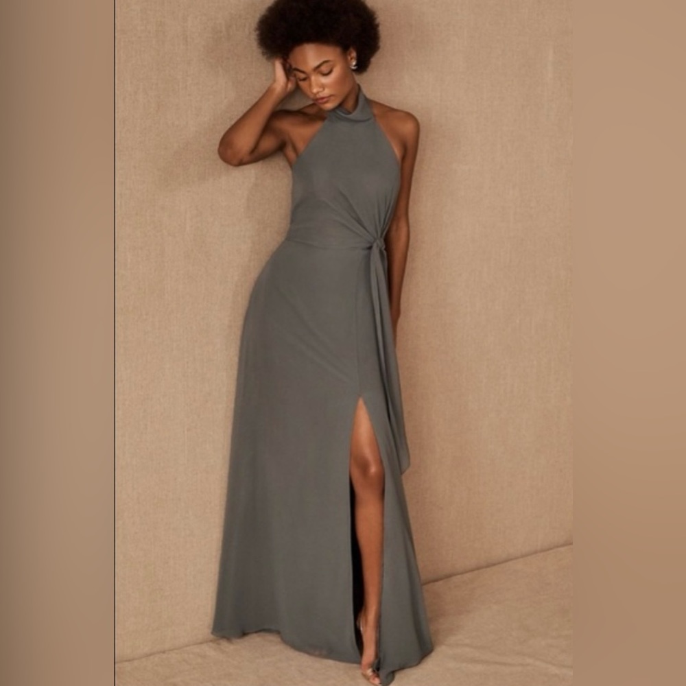BHLDN Jenny Yoo Collection Elliya Mock Neck Gown Dress